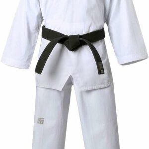 Dobok Blanc, col moir - Mooto