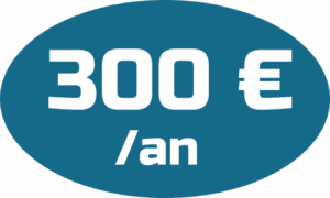 300 €/ an