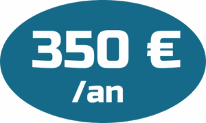 350 € / an