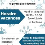 Horaire des congés d'hiver