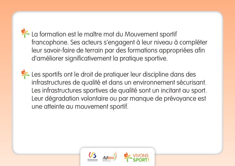 Charge du mouvement sportif 12