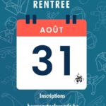 Rentrée le 31 aout 2026