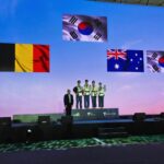 Korean Open Poomsae 2026 - U40 Podium - KOR - BEL- AUS / KOR